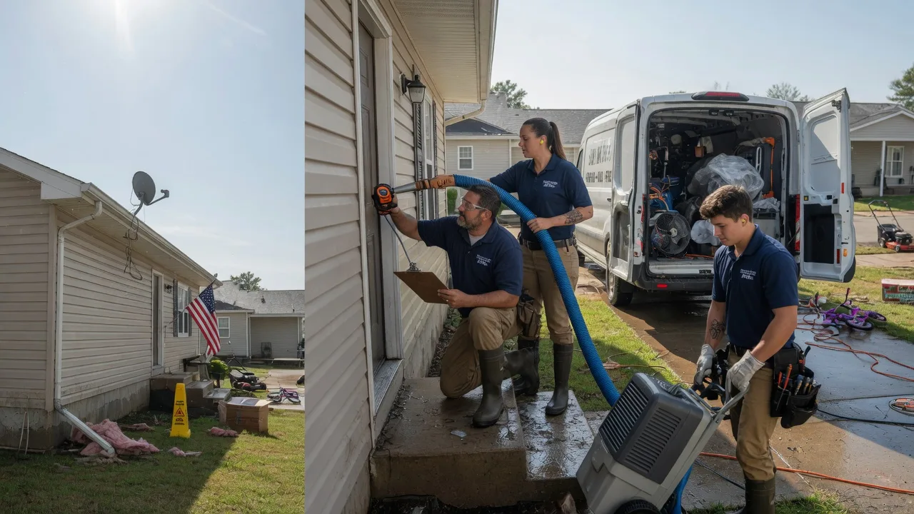 Ceiling Water Damage Restoration in Fenton, LA near me